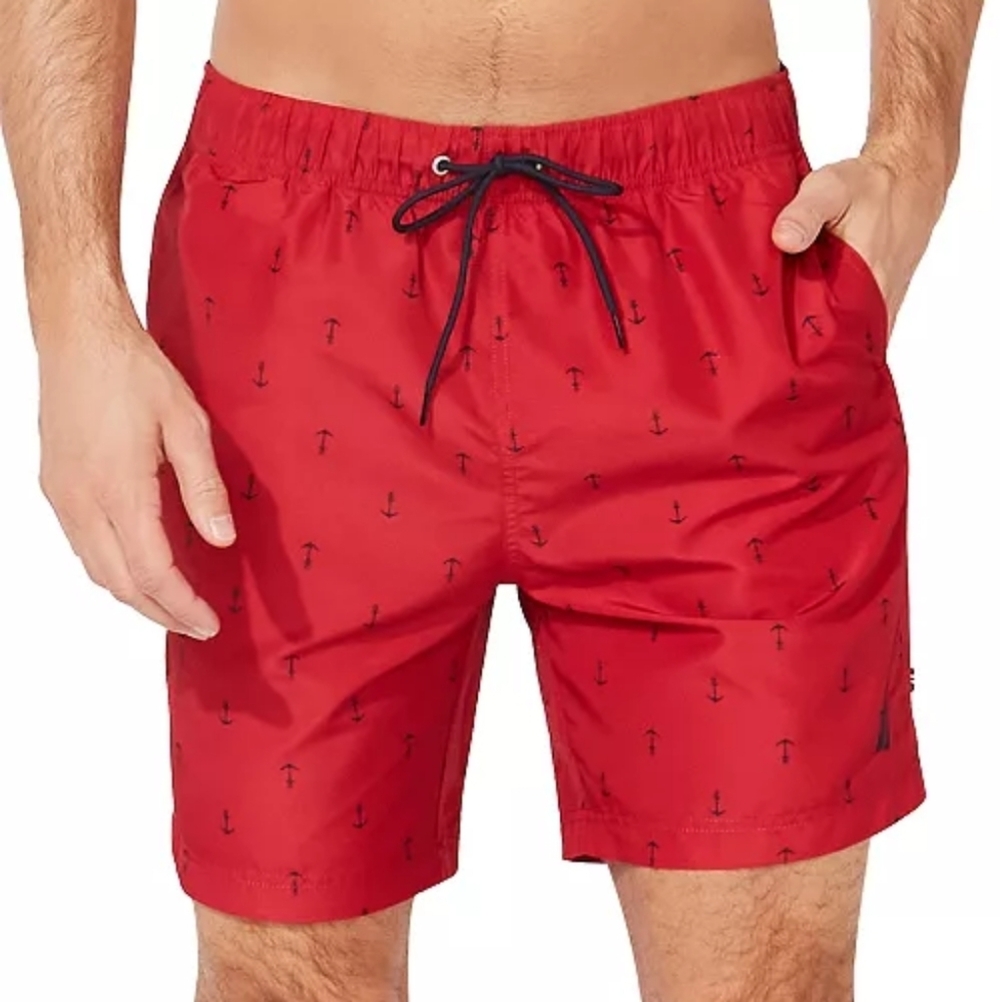 Nautica Quick Dry Swim Trunks 8" Inseam Small